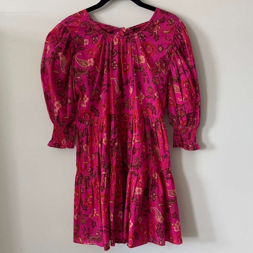 NWT Misa Dress Pink Floral Dress Size XS